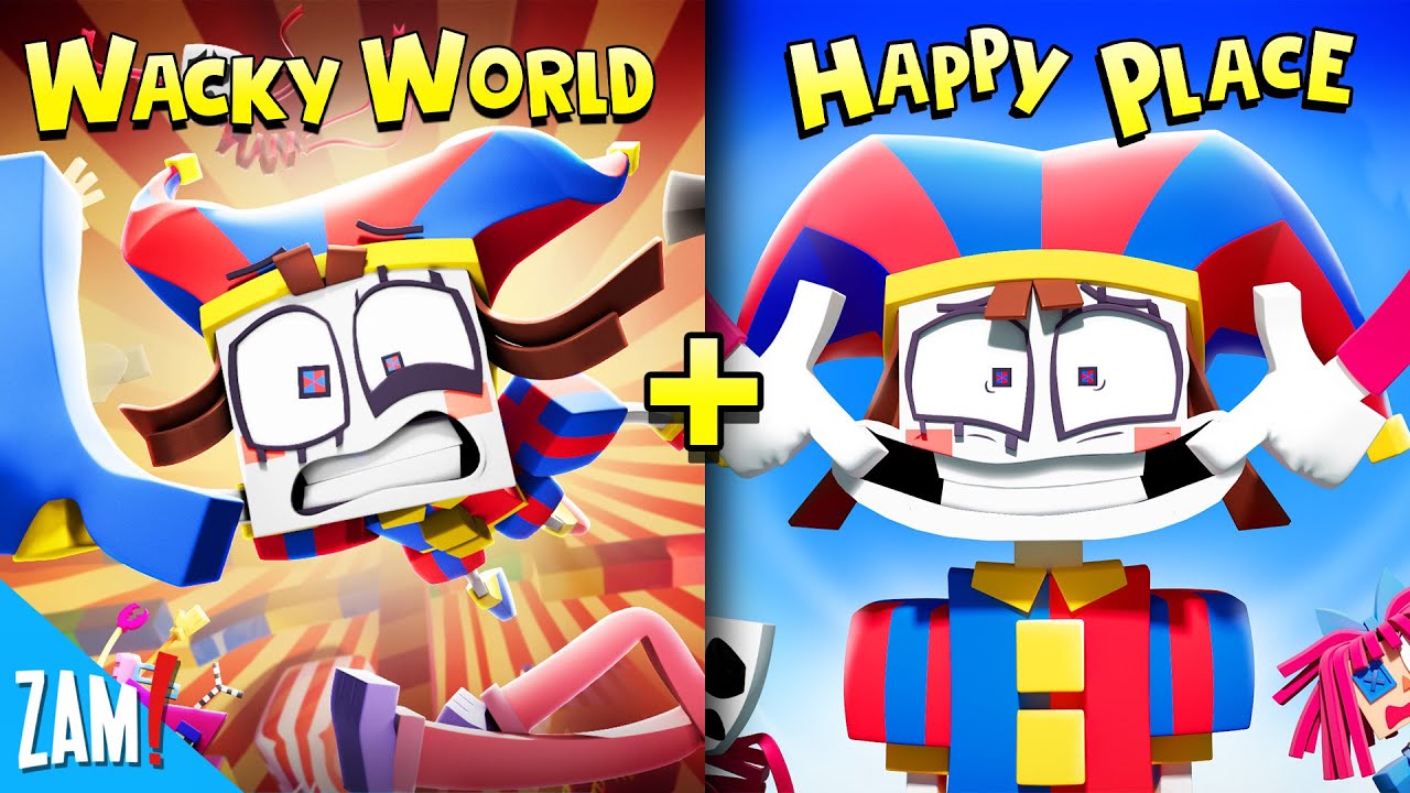 Digital Circus Music Video Series 🎵 | "Wacky World" + "Happy Place"