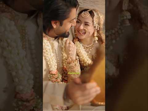Hania Amir with His Husband Jawran Hussain | Nikkah Scene |