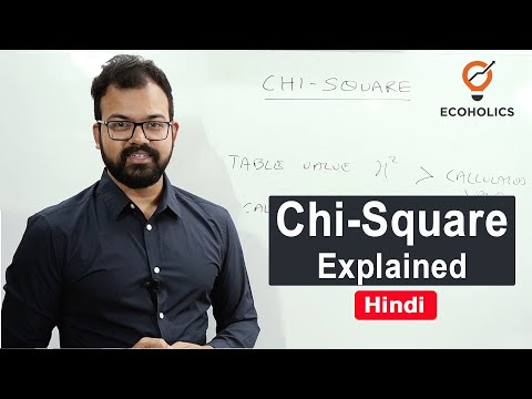 Chi-Square Test In Hindi | Chi- Square Distribution Explained In Hindi | Ecoholics