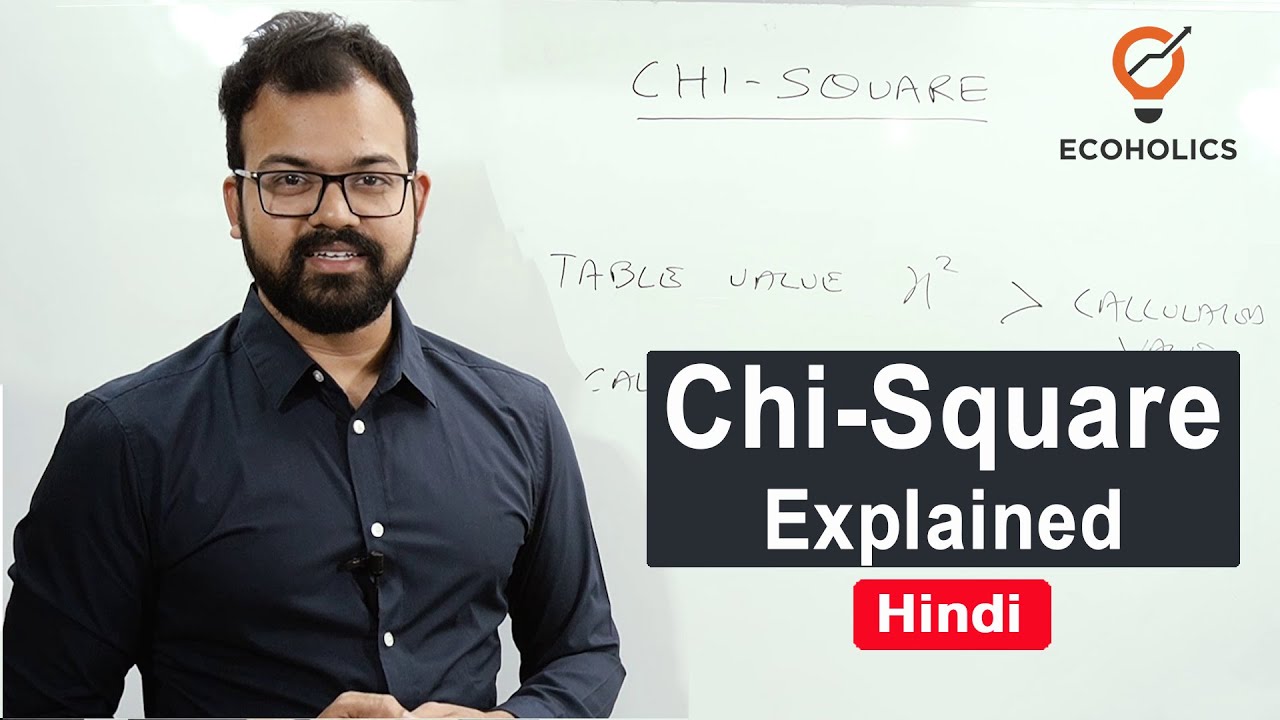 Chi-Square Test & Distribution in Hindi | Easy Explanation by Ecoholics 📊