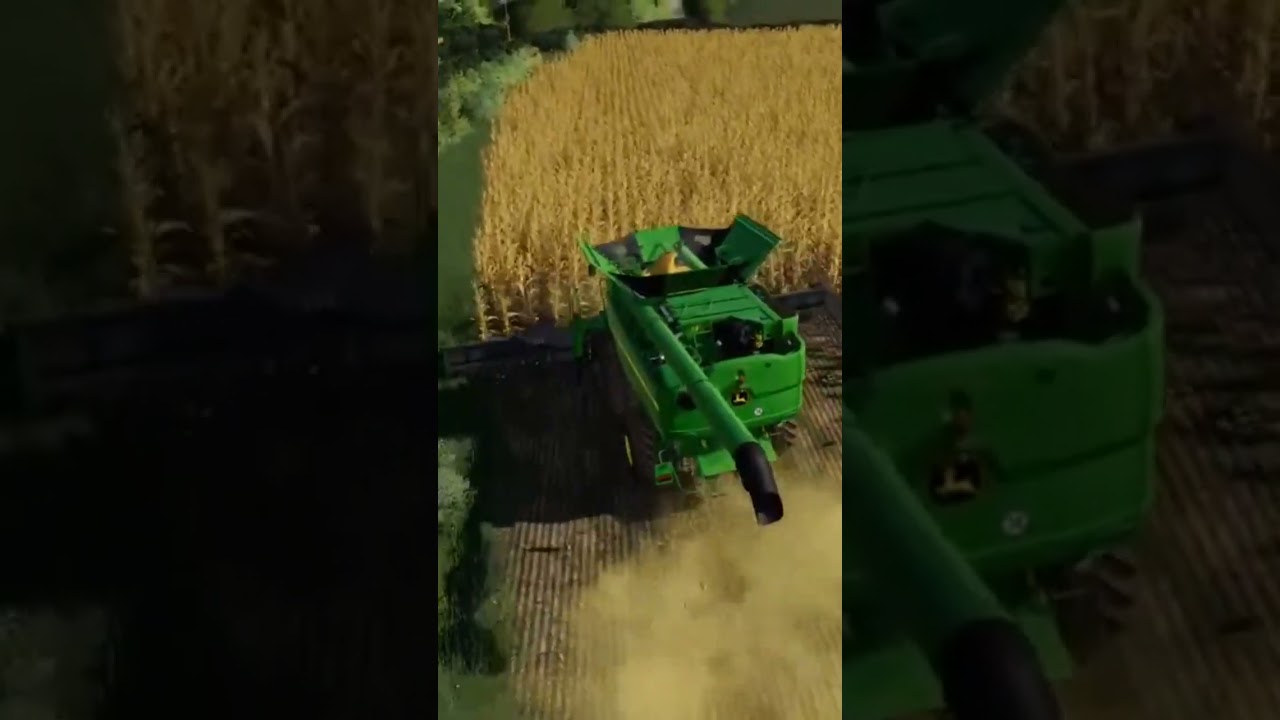 Corn Harvest with John Deere Harvester π