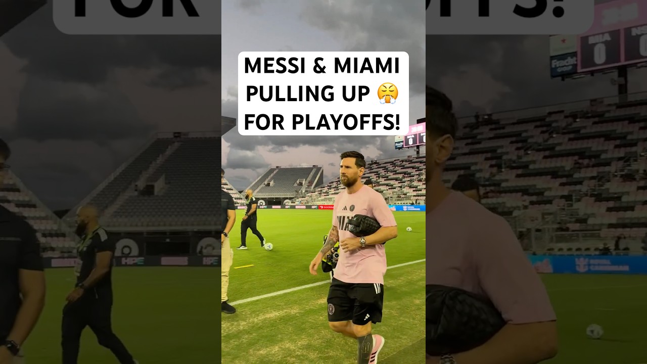 Messi Joins Audi MLS Cup Playoffs 😎
