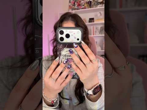 MATCHING MY NAILS TO MY PHONE CASE (BURGA iphone cases✨) #youtubeshorts #shorts #iphone