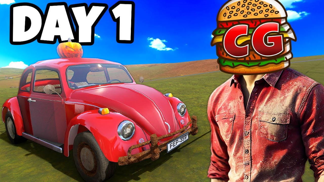 Epic 100-Day Survival Challenge with My Rusty Car in The Long Drive 🚗 (New Update!)
