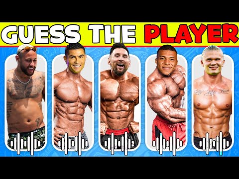 Guess SHIRT + BODY Song ๐ช๐ถ Guess the Mouth, Eye, Hair of Football Player | Ronaldo, Messi, Neymar