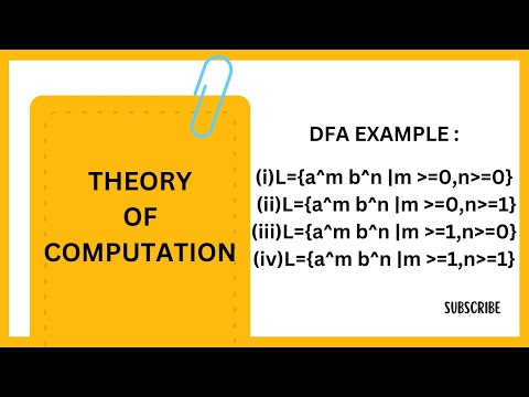 Design DFA For L = a^n b^m (n, m ≥ 0) | a^n b^m (n, m ≥ 1) | TOC | DFA Construction