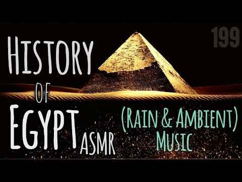 ASMR: Ancient Egypt History with Rain & Ambient Sounds 🌙