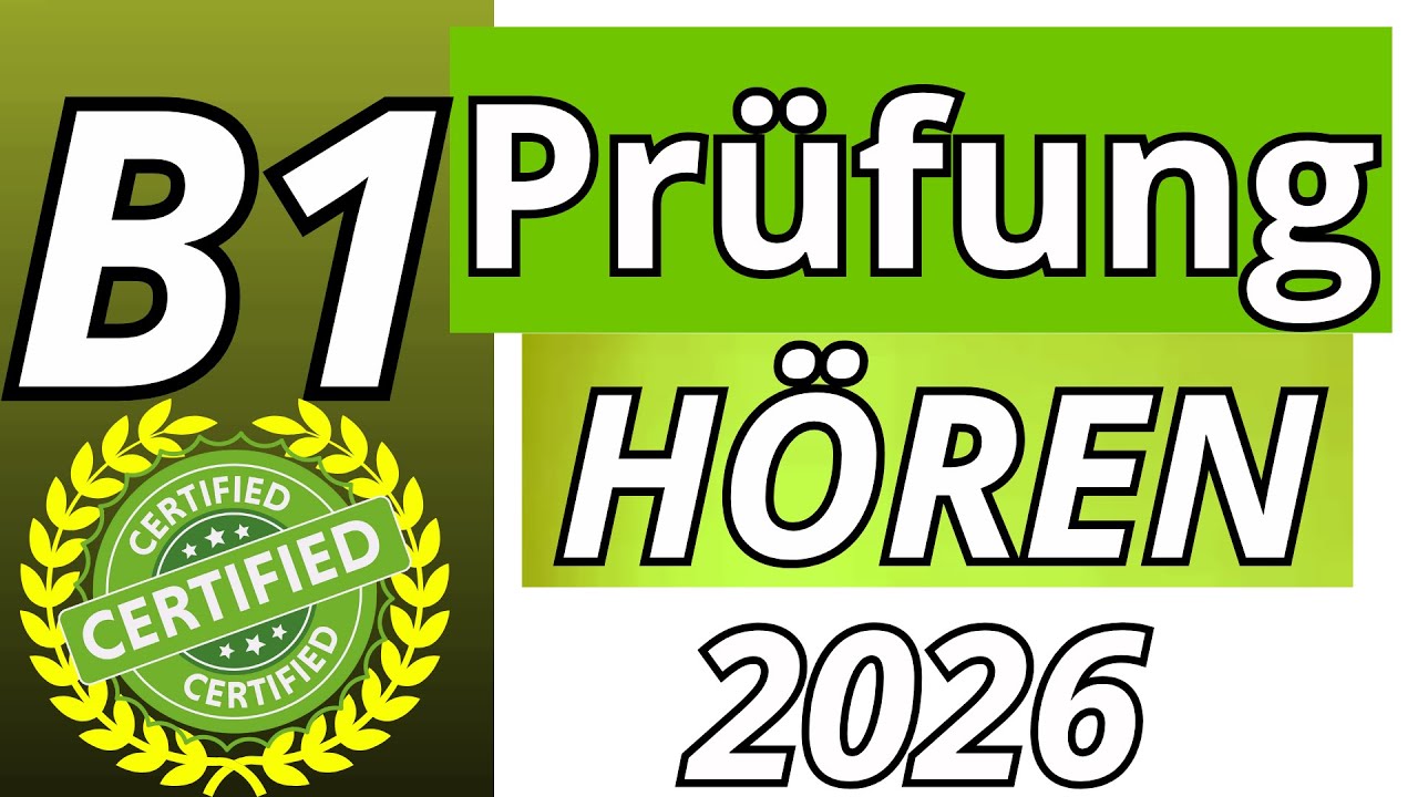 G.A.S.T B1 Prüfung: Hörübung für DTZ 2026 🎧