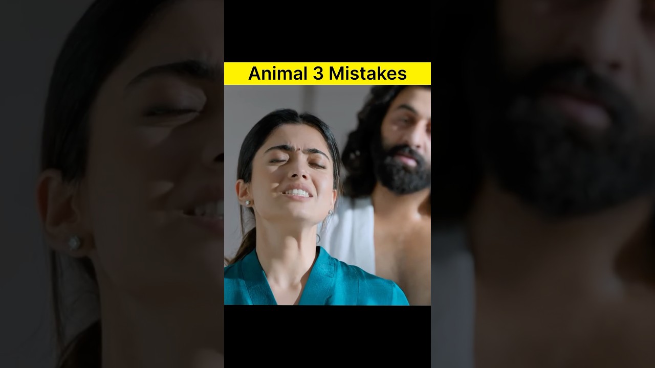 5 Top 5 Animal Movie Mistakes in Hindi 😂