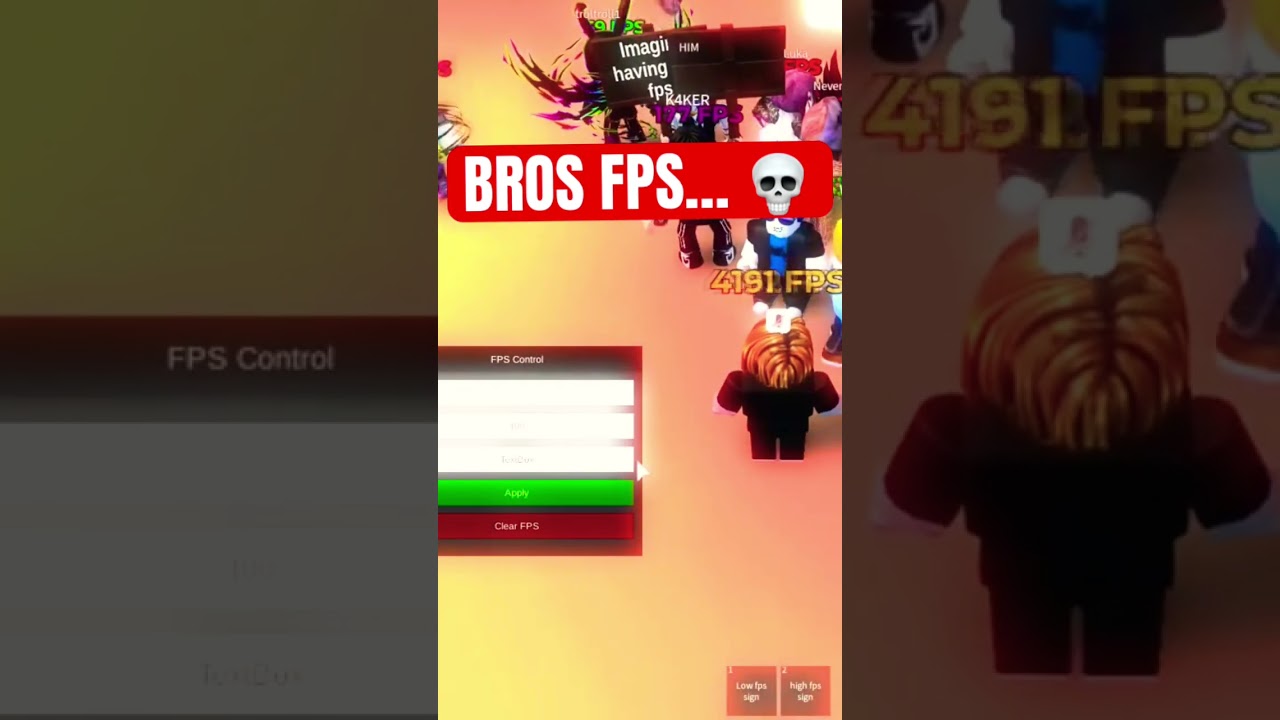 Flex Your FPS HACKER ๐ #roblox #shorts