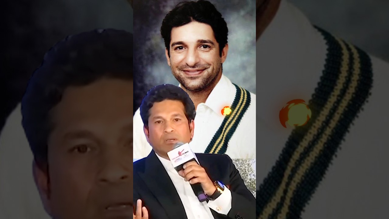 Sachin Tendulkar Praises Wasim Akram: A True Cricket Legend π