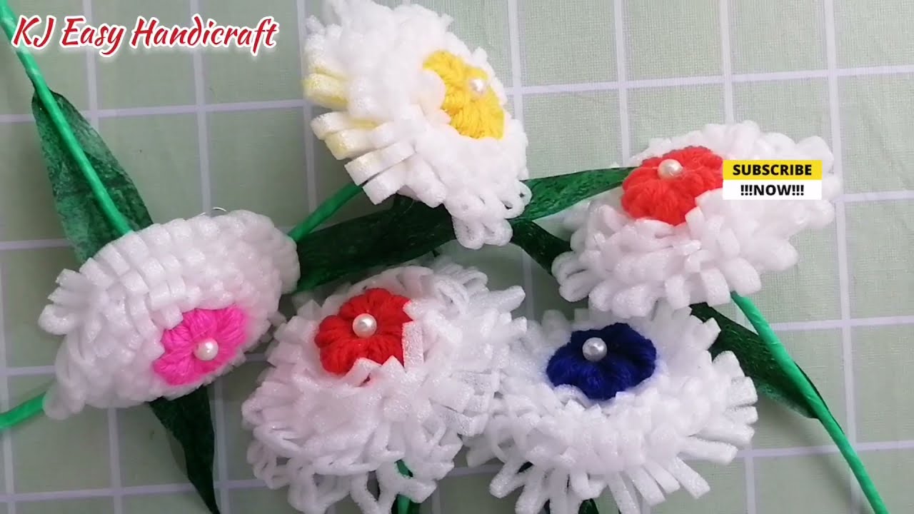 DIY Fruit Foam Sheet Flower 🌸