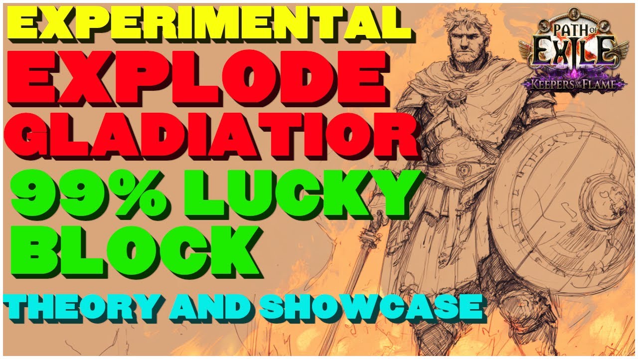 [POE 3.27] 99% Experimental Giga Explode Lucky Block CWS Gladiator 💥