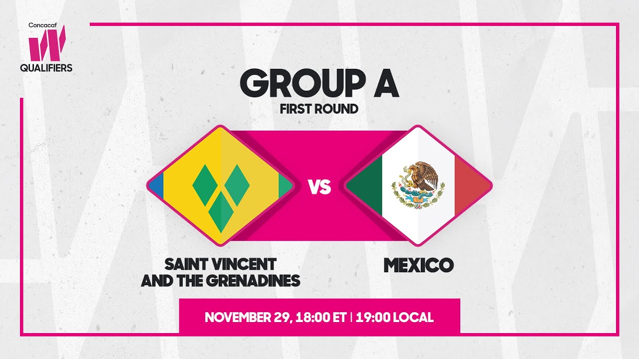St. Vincent & Grenadines vs Mexico | Concacaf W Qualifiers