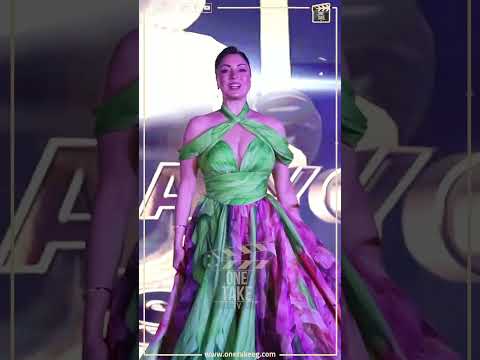 بـ إطلالة مبهرة باللون الأخضر.. تكريم نرمين الفقي في مهرجان الغردقة ✨💚