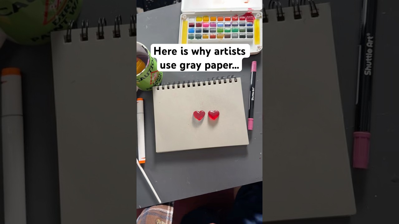 Why Artists Prefer Gray Paper 📝