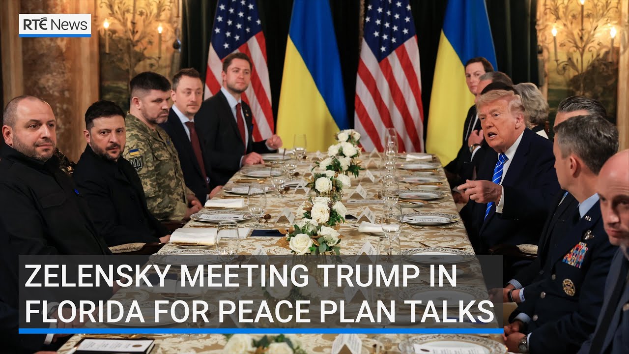 Zelensky meeting Trump in Florida for peace plan talks