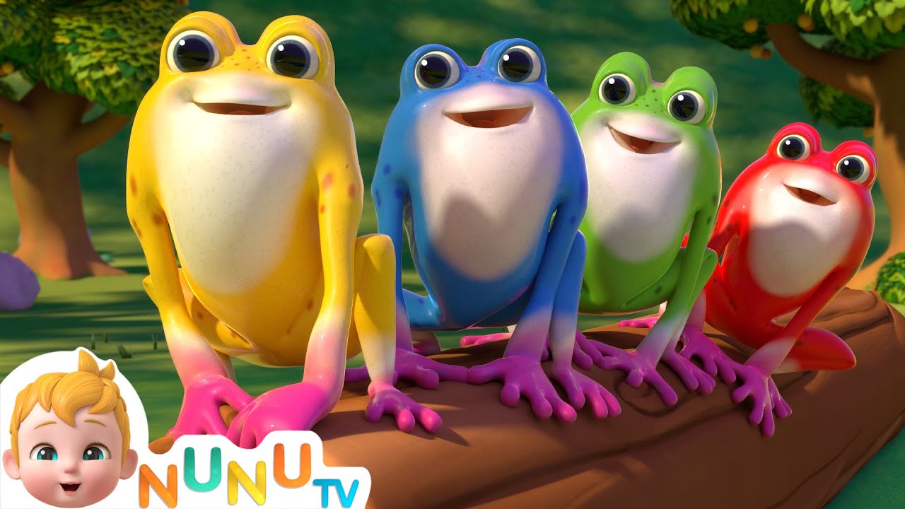 Five Little Speckled Frogs & More Nursery Rhymes for Early Learning | NuNu TV