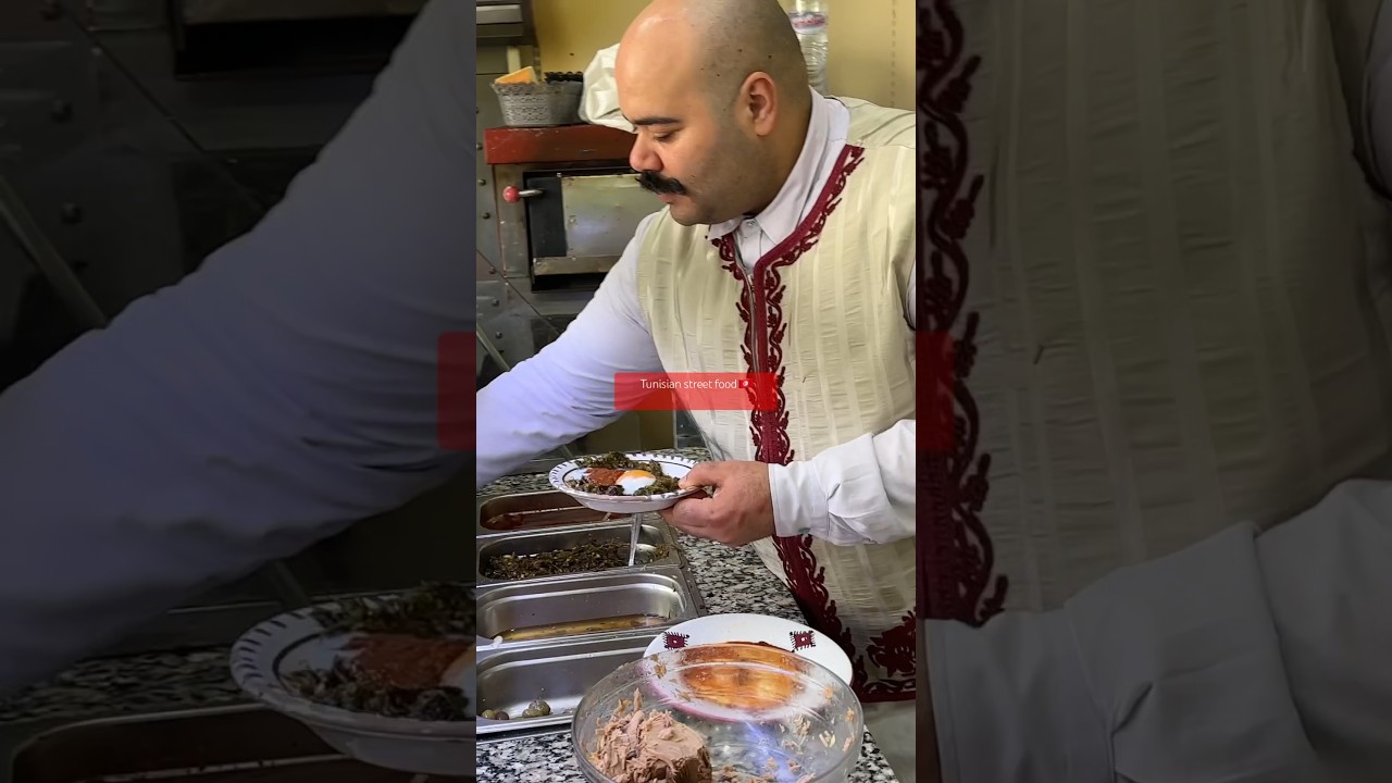 صحن تونسي أصلي عند شيخ نابل 🕌