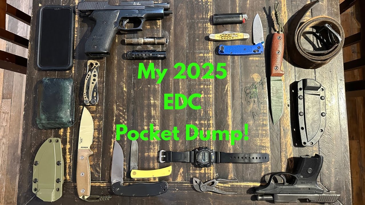 My 2025 EDC Pocket Dump!  Every Day Carry essentials!! 
