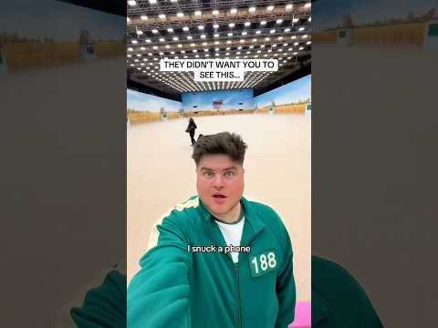 I SNUCK a phone onto the set of Squid Game: The Challenge… 🤯 #squidgame #squidgamechallenge