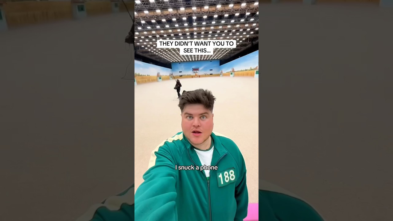 I Secretly Brought a Phone onto the Squid Game Set! 😱