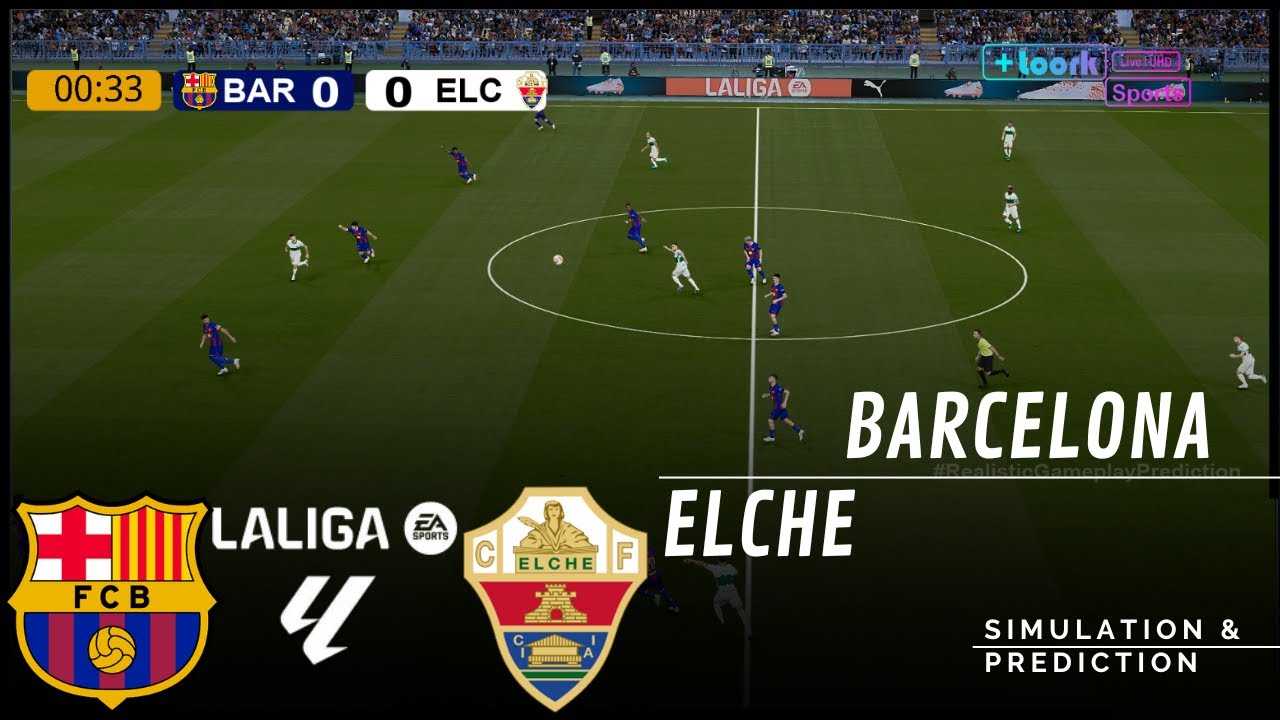 Barcelona vs. Elche 2025-26 La Liga Match Prediction & Simulation ⚽