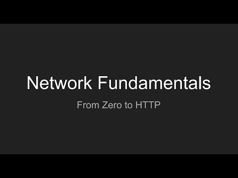 Networking Fundamentals