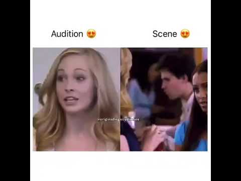 Caroline Audition vs Scene 😍 | The Vampire Diaries
