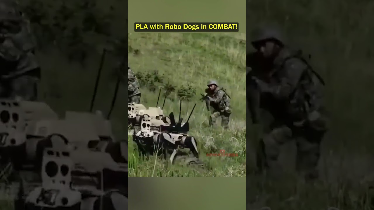 Chinese Army Uses Rifle-Wielding Robot Dogs π