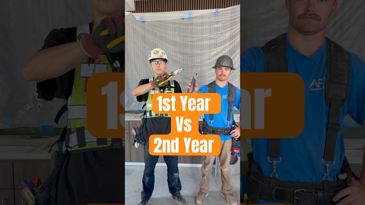 Toolbelt Showdown: 1st Year vs 2nd Year Electrician