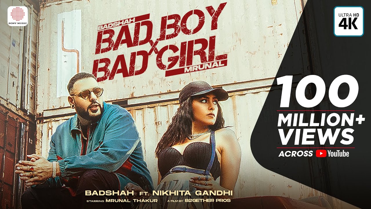 Bad Boy x Bad Girl – Badshah ft. Mrunal Thakur & Nikhita Gandhi 🎶