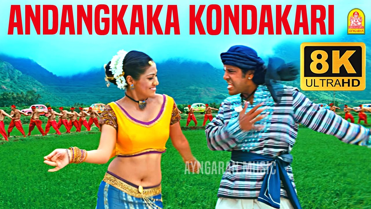 Andangkaka Kondakari 8K Song | Anniyan | Vikram 🎶