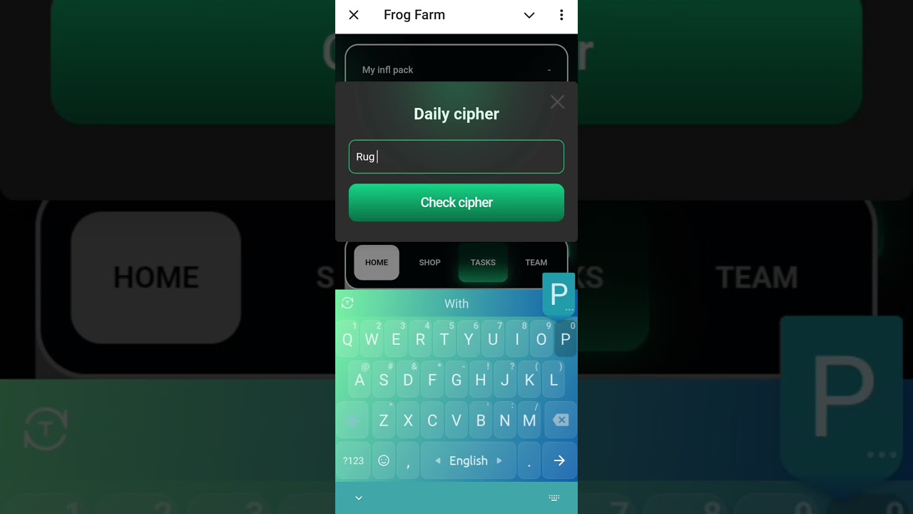 8 🔓 8 December Frog Farm Daily Cipher Code & Airdrop Update