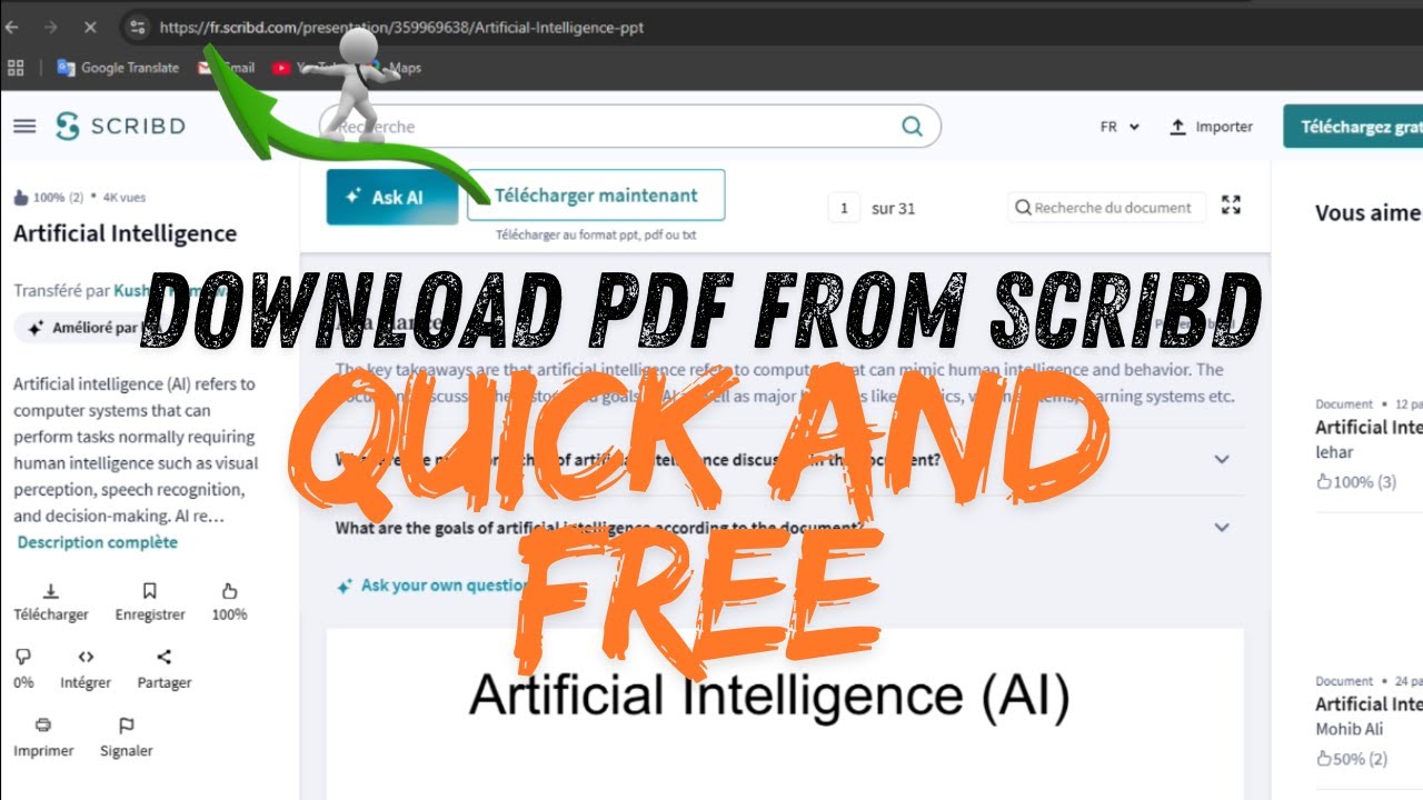 Quick Guide to Download PDF Files from Scribd