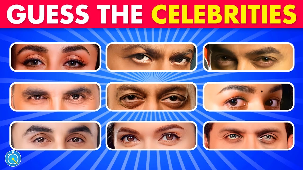 Guess Bollywood Celebrities by Eyes ποΈ