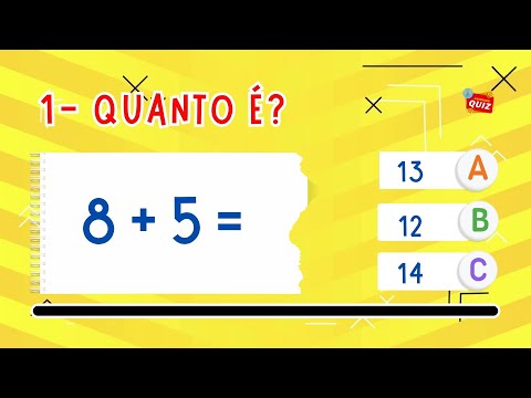 SUPER QUIZ -  Teste Seu Conhecimento em Matemáticas - Soma e Subtração . #quiz #matematica