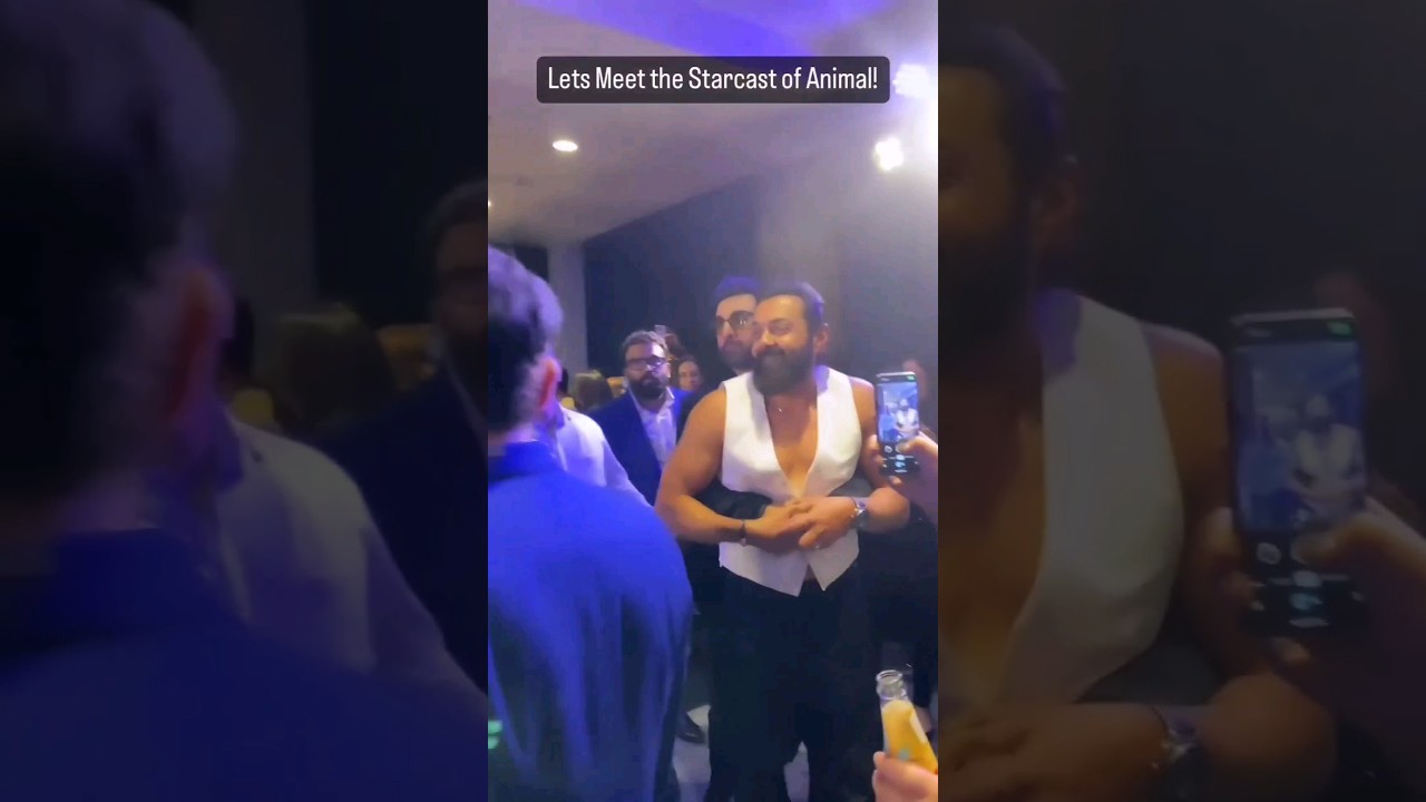 Ranbir Kapoor & Bobby Deol at Animal Bash 🎉