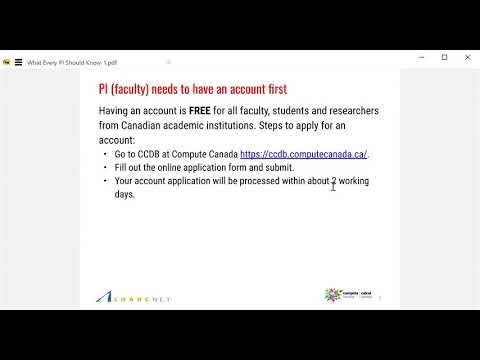 Compute Canada Faculty Edition Overview
