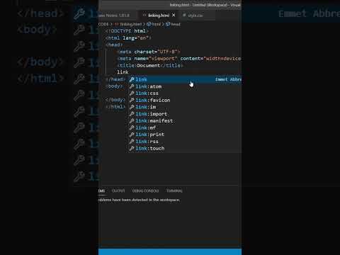 How to link css to html in vscode | How to link css to html | html beginner tutorial