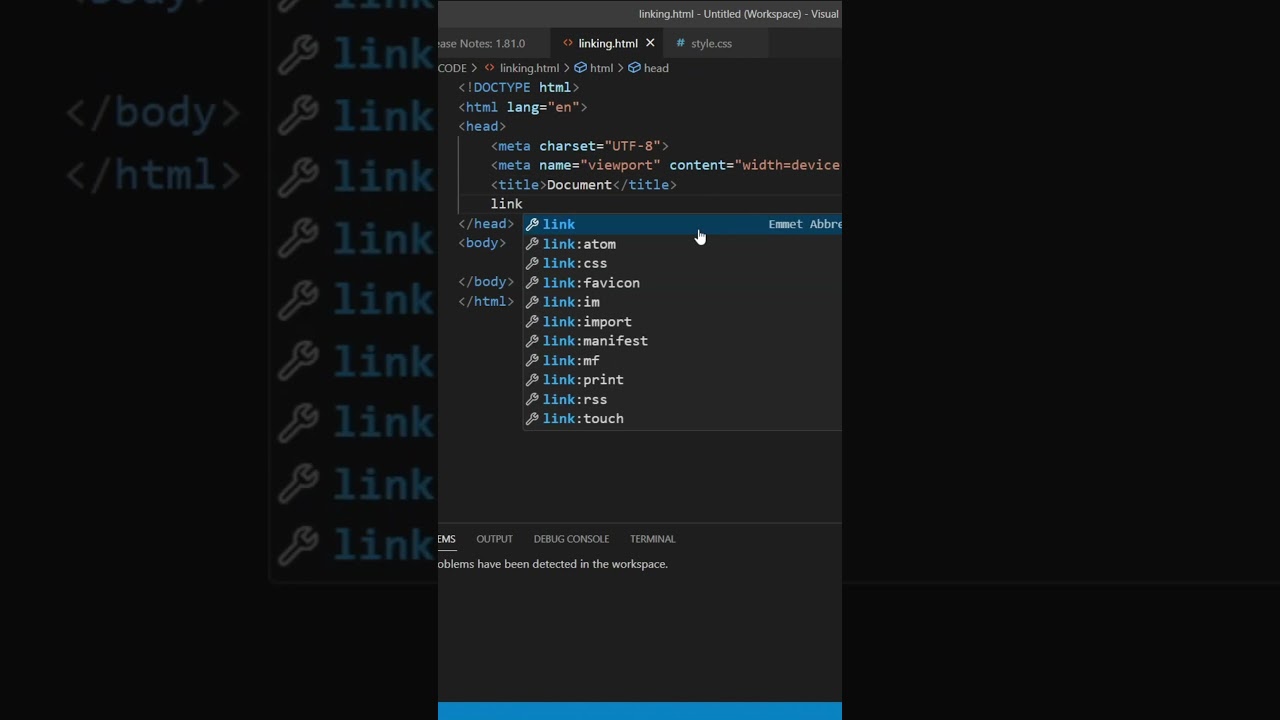 Easy Guide to Linking CSS to HTML in VSCode for Beginners π