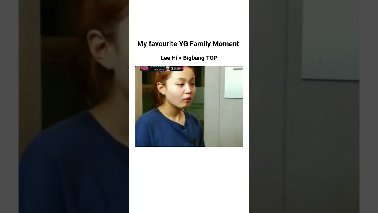 YG Family: Bigbang TOP & Lee Hi 🌟