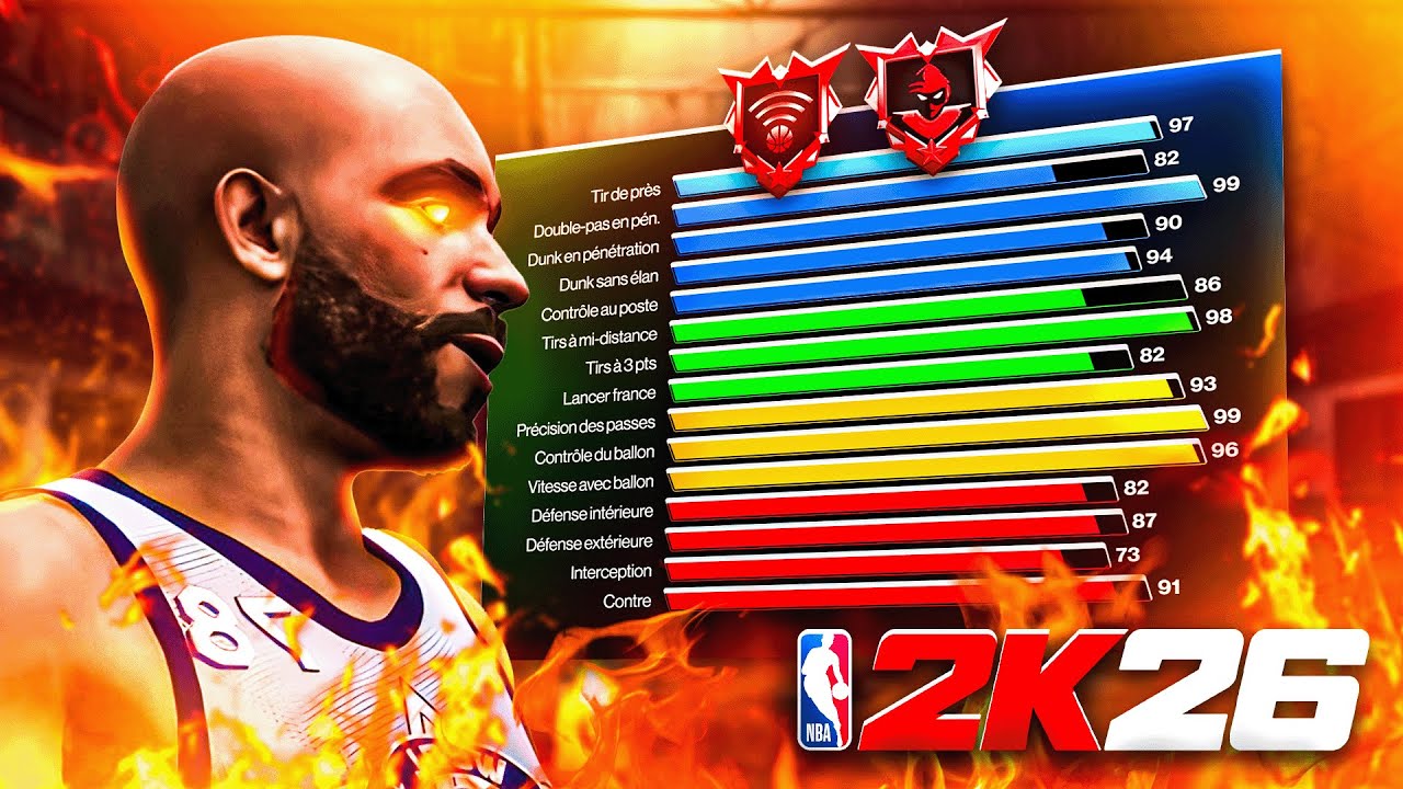 COMMENT CRÉE UN MONSTRE SUR NBA2K26 ! 😱 ( j'ai cassé le jeu .. ) Build + animations !