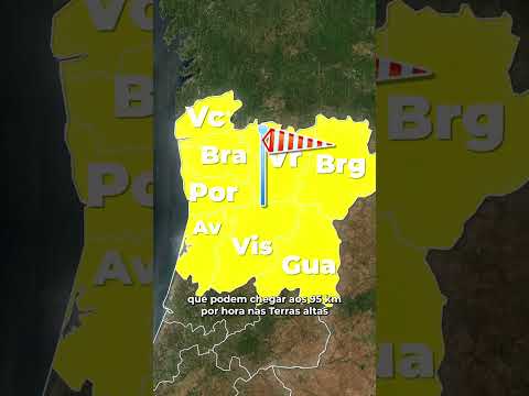 Oito distritos sob aviso amarelo: chuva e vento forte no norte de Portugal 🌧️💨