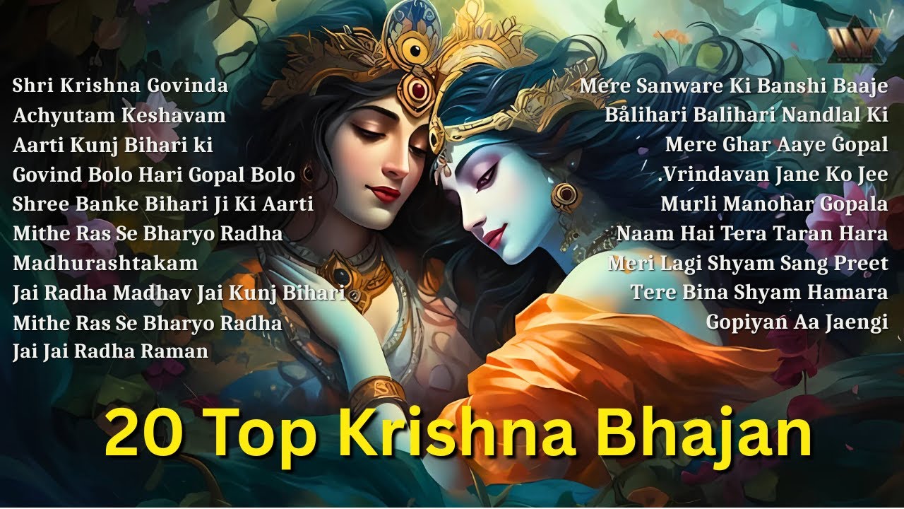 Top 20 Nonstop Krishna Bhakti Songs 🎶