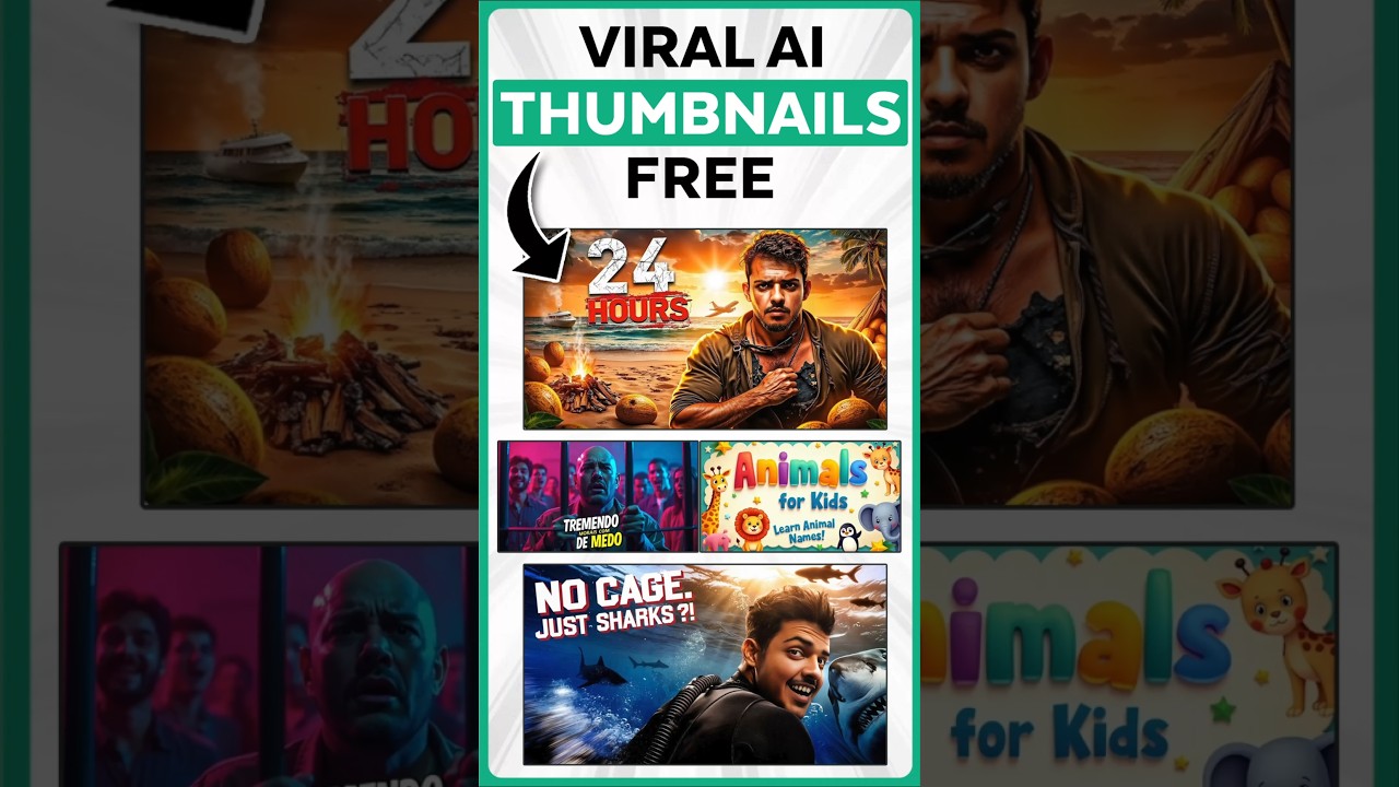 Create Viral Thumbnails Fast with AI ❤️
