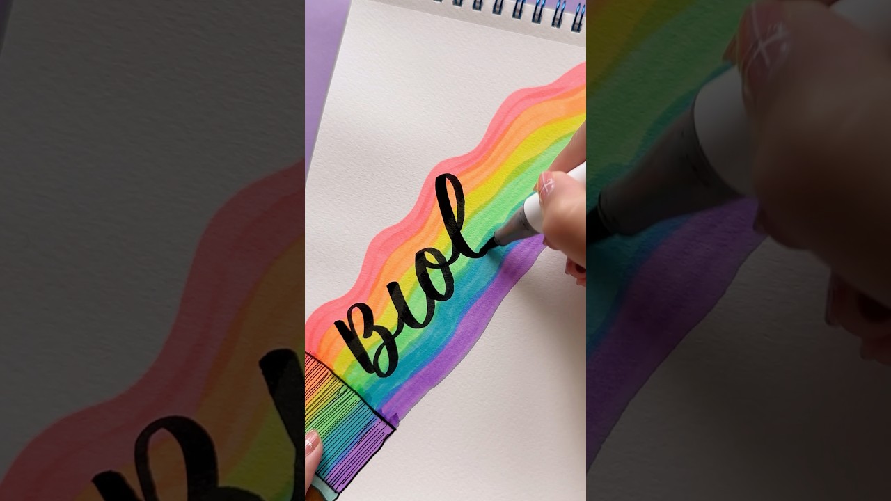 Creative Front Page DIY 📒 #NhuanDaoCalligraphy #Calligraphy #FrontPage #shorts