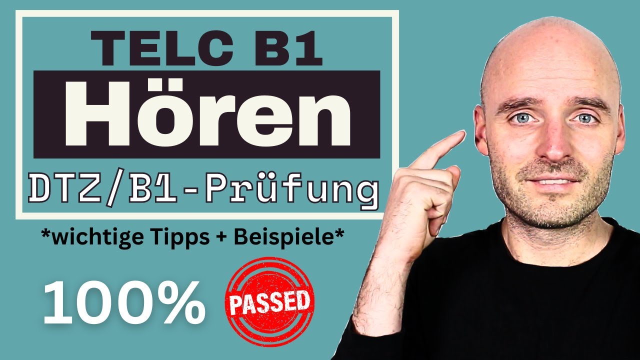 Hörverstehen B1: Tipps für die TELC DTZ B1-Prüfung 🎧