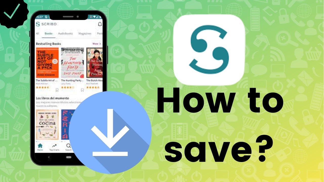 Saving a Document or Book on Scribd 📚