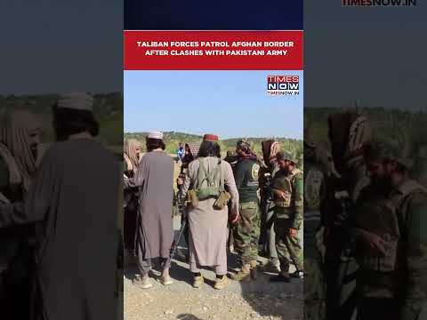 Taliban Forces Patrol Afghan Border After Claims Of Killing 58 Pakistani Military Soldiers #shorts